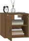 vidaXL - Wandkast - 31,5x30x30 - cm - massief - grenenhout - honingbruin