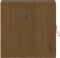 vidaXL - Wandkast - 31,5x30x30 - cm - massief - grenenhout - honingbruin