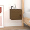 vidaXL - Wandkast - 31,5x30x30 - cm - massief - grenenhout - honingbruin
