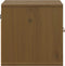 vidaXL - Wandkast - 31,5x30x30 - cm - massief - grenenhout - honingbruin