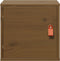 vidaXL - Wandkast - 31,5x30x30 - cm - massief - grenenhout - honingbruin