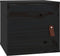 vidaXL - Wandkast - 31,5x30x30 - cm - massief - grenenhout - zwart