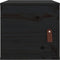 vidaXL - Wandkast - 31,5x30x30 - cm - massief - grenenhout - zwart