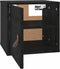 vidaXL - Wandkast - 31,5x30x30 - cm - massief - grenenhout - zwart