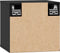 vidaXL - Wandkast - 31,5x30x30 - cm - massief - grenenhout - zwart