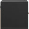 vidaXL - Wandkast - 31,5x30x30 - cm - massief - grenenhout - zwart