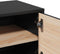 vidaXL - Wandkast - 31,5x30x30 - cm - massief - grenenhout - zwart