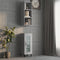 vidaXL - Wandkast - 34,5x32,5x90 - cm - bewerkt - hout - grijs - sonoma - eikenkleurig