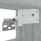 vidaXL - Wandkast - 34,5x32,5x90 - cm - bewerkt - hout - grijs - sonoma - eikenkleurig