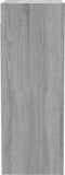vidaXL - Wandkast - 34,5x32,5x90 - cm - bewerkt - hout - grijs - sonoma - eikenkleurig