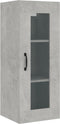 vidaXL - Wandkast - 34,5x34x90 - cm - betongrijs