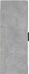 vidaXL - Wandkast - 34,5x34x90 - cm - betongrijs