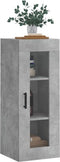 vidaXL - Wandkast - 34,5x34x90 - cm - betongrijs