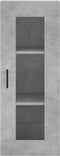 vidaXL - Wandkast - 34,5x34x90 - cm - betongrijs