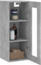 vidaXL - Wandkast - 34,5x34x90 - cm - betongrijs