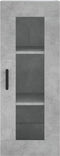 vidaXL - Wandkast - 34,5x34x90 - cm - betongrijs