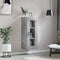 vidaXL - Wandkast - 34,5x34x90 - cm - betongrijs