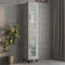 vidaXL - Wandkast - 34,5x34x90 - cm - betongrijs