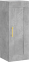 vidaXL - Wandkast - 34,5x34x90 - cm - bewerkt - hout - betongrijs