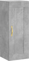 vidaXL - Wandkast - 34,5x34x90 - cm - bewerkt - hout - betongrijs