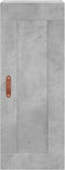 vidaXL - Wandkast - 34,5x34x90 - cm - bewerkt - hout - betongrijs