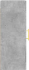 vidaXL - Wandkast - 34,5x34x90 - cm - bewerkt - hout - betongrijs