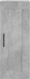 vidaXL - Wandkast - 34,5x34x90 - cm - bewerkt - hout - betongrijs