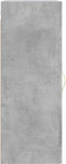 vidaXL - Wandkast - 34,5x34x90 - cm - bewerkt - hout - betongrijs