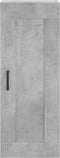 vidaXL - Wandkast - 34,5x34x90 - cm - bewerkt - hout - betongrijs