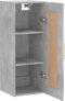 vidaXL - Wandkast - 34,5x34x90 - cm - bewerkt - hout - betongrijs