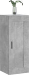 vidaXL - Wandkast - 34,5x34x90 - cm - bewerkt - hout - betongrijs