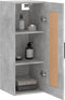 vidaXL - Wandkast - 34,5x34x90 - cm - bewerkt - hout - betongrijs