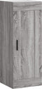 vidaXL - Wandkast - 34,5x34x90 - cm - bewerkt - hout - grijs - sonoma - eikenkleurig