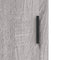 vidaXL - Wandkast - 34,5x34x90 - cm - bewerkt - hout - grijs - sonoma - eikenkleurig