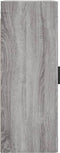 vidaXL - Wandkast - 34,5x34x90 - cm - bewerkt - hout - grijs - sonoma - eikenkleurig