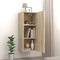 vidaXL - Wandkast - 34,5x34x90 - cm - bewerkt - hout - sonoma - eikenkleurig