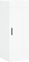 vidaXL - Wandkast - 34,5x34x90 - cm - bewerkt - hout - wit