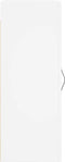 vidaXL - Wandkast - 34,5x34x90 - cm - bewerkt - hout - wit