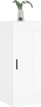 vidaXL - Wandkast - 34,5x34x90 - cm - bewerkt - hout - wit