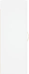 vidaXL - Wandkast - 34,5x34x90 - cm - bewerkt - hout - wit