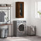 vidaXL - Wandkast - 34,5x34x90 - cm - bruin - eikenkleur