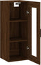 vidaXL - Wandkast - 34,5x34x90 - cm - bruin - eikenkleur