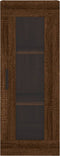 vidaXL - Wandkast - 34,5x34x90 - cm - bruin - eikenkleur