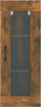 vidaXL - Wandkast - 34,5x34x90 - cm - gerookt - eikenkleurig