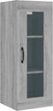 vidaXL - Wandkast - 34,5x34x90 - cm - grijs - sonoma - eikenkleurig