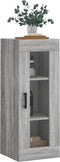 vidaXL - Wandkast - 34,5x34x90 - cm - grijs - sonoma - eikenkleurig