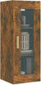 vidaXL - Wandkast - 34,5x34x90 - cm - grijs - sonoma - eikenkleurig