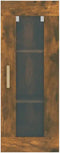 vidaXL - Wandkast - 34,5x34x90 - cm - grijs - sonoma - eikenkleurig