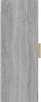 vidaXL - Wandkast - 34,5x34x90 - cm - grijs - sonoma - eikenkleurig