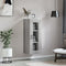 vidaXL - Wandkast - 34,5x34x90 - cm - grijs - sonoma - eikenkleurig